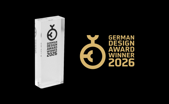 Atcraft international design excellence award logo for architectural hardware