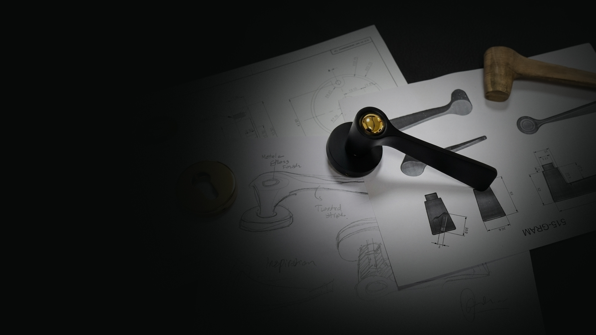 Atcraft Design Studio for custom luxury door handle design and architectural fittings